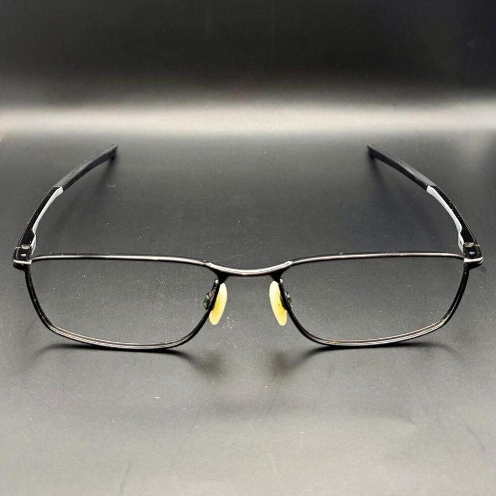 Oakley Socket 5.0 Rectangular Full Rim Eyeglasses Frames Black 54-18 138 Metal